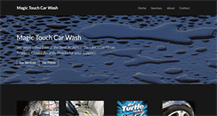 Desktop Screenshot of magictouchcarwash.com