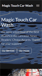 Mobile Screenshot of magictouchcarwash.com